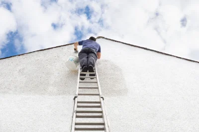 Peinture extérieure à Fontenelle — façades et ravalement